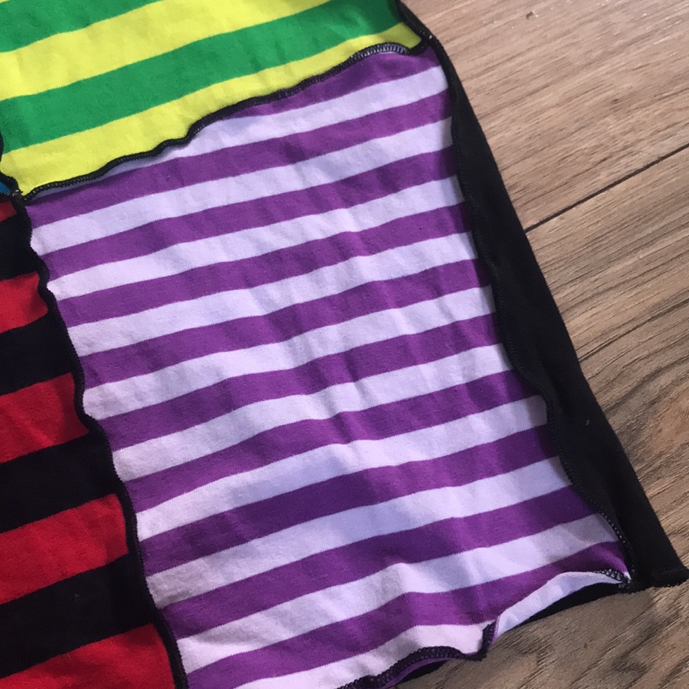 Shein patches black and colorful mini skirt - Picture 4 of 7